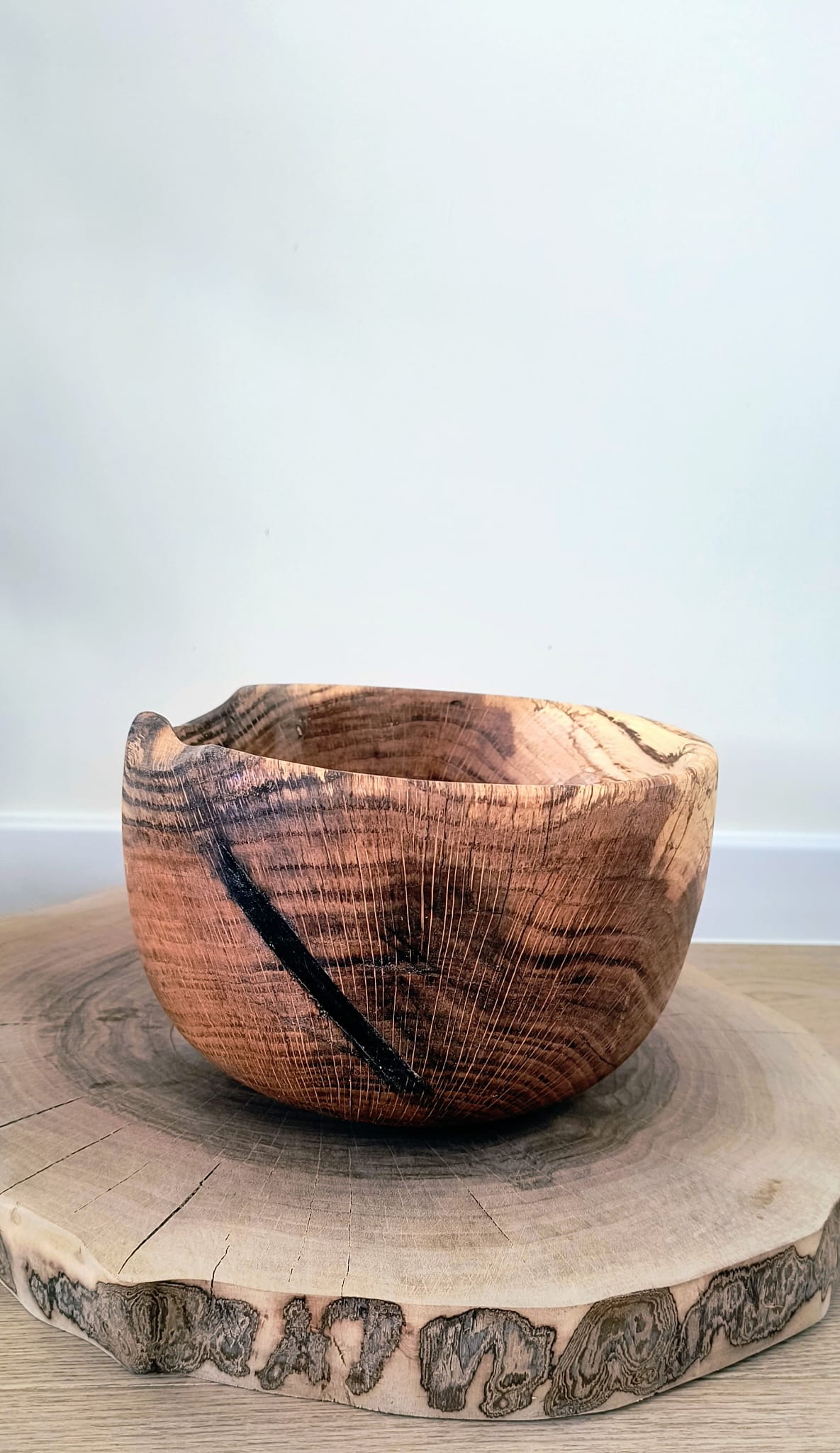 Miska z drewna dębu